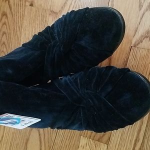 Zara girls Velvet Ankle Boot